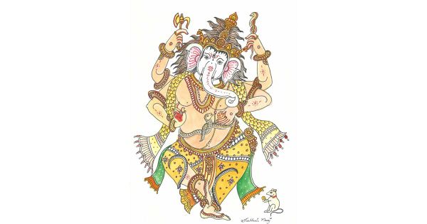 Ganesha the Scribe