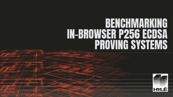 Benchmarking in-browser p256 ECDSA proving systems