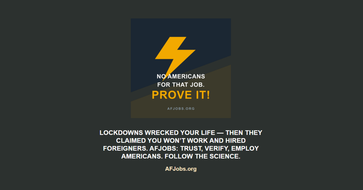 They locked you down, called you lazy, and then replaced you.