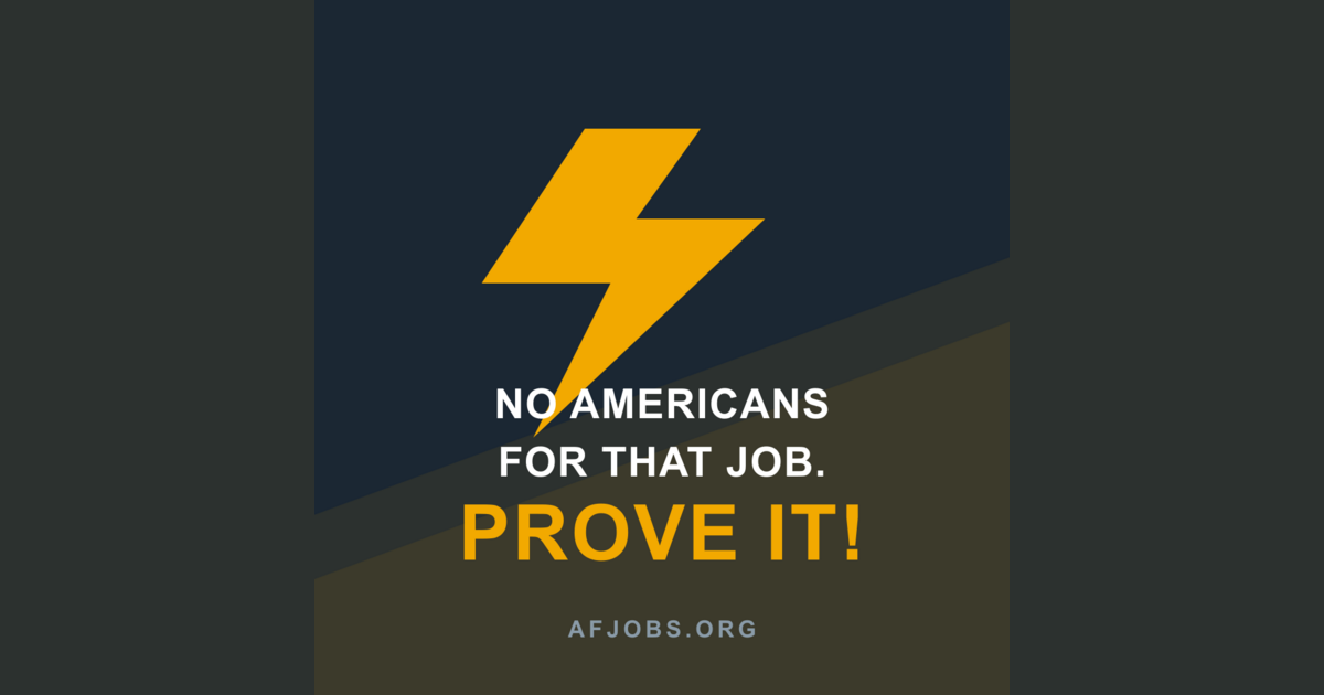 THE JOB IS YOURS