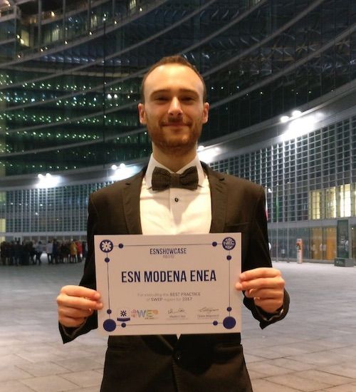 Riconoscimento per la vittoria allo showcase della piattaforma del Sud Ovest Europeo