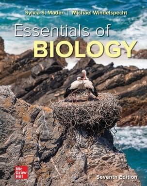 Test Bank For Essentials of Biology, 7th Edition By Sylvia Mader, Michael Windelspecht (All Chapters, 100% Original Verified, A+ Grade)
