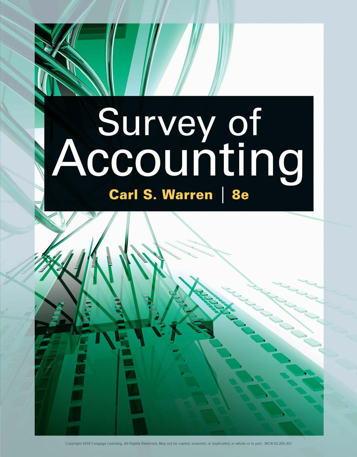 eBook PDF Survey of Accounting 8th Edition By Carl S. Warren