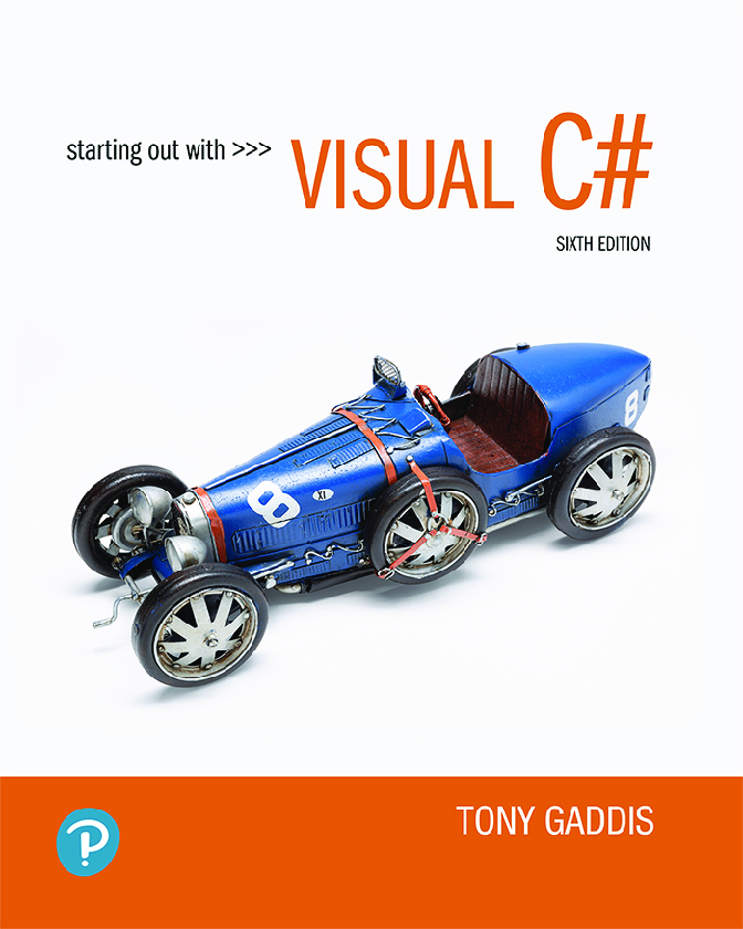 [eTextBook] [PDF] Starting out with Visual C# 6th Edition By Tony Gaddis