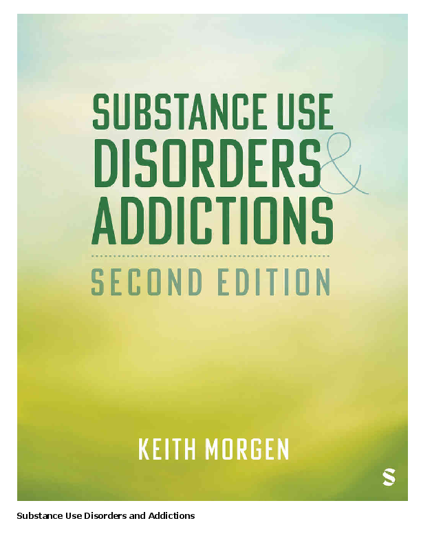 eBook EPUB PDF Substance Use Disorders and Addictions 2nd Edition By Keith J. Morgen