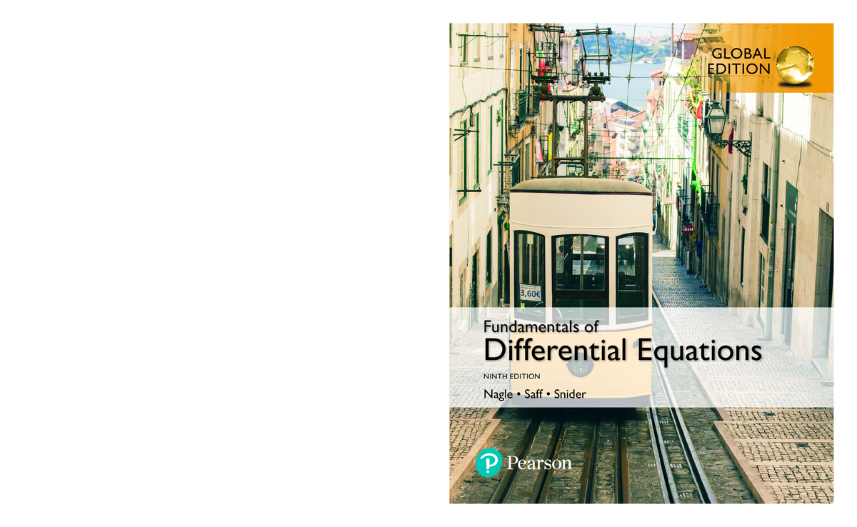 eBook PDF Fundamentals of Differential Equations (Global Edition) 9th Edition By Kent Nagle, Edward Saff, Arthur David Snider