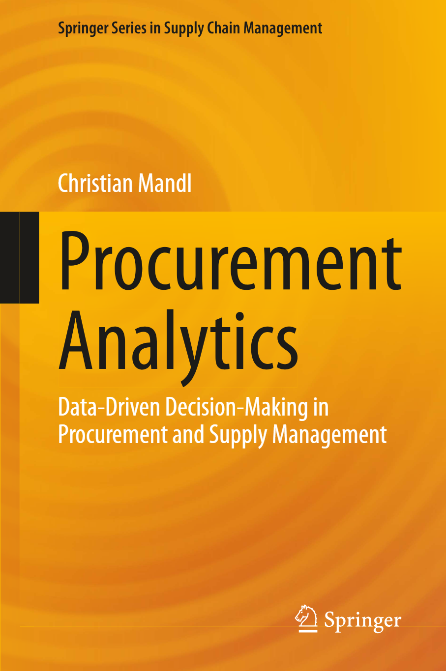 eBook PDF Procurement Analytics By Christian Mandl