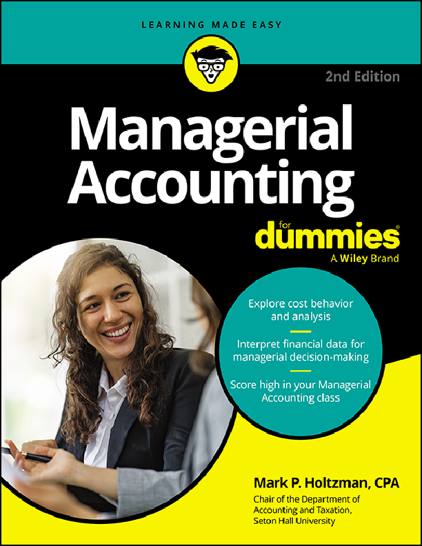 eBook EPUB PDF Managerial Accounting For Dummies 2nd Edition By Mark Holtzman