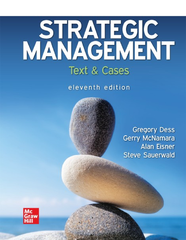 eBook PDF (EPUB) Strategic Management Text and Cases 11th Edition By Gregory Dess, Gerry McNamara, Alan Eisner
