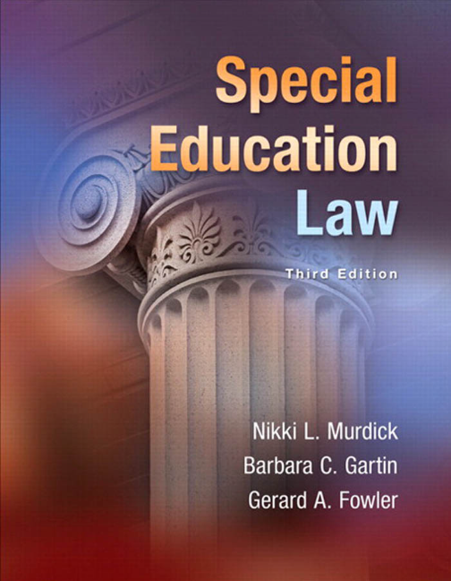 eBook PDF Special Education Law 3rd Edition By Nikki Murdick, Barbara Gartin, Gerard Fowler