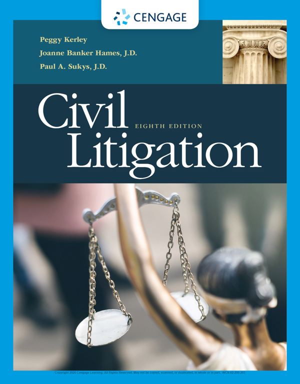 [eTextBook] [PDF] Civil Litigation 8th Edition BY Peggy Kerley