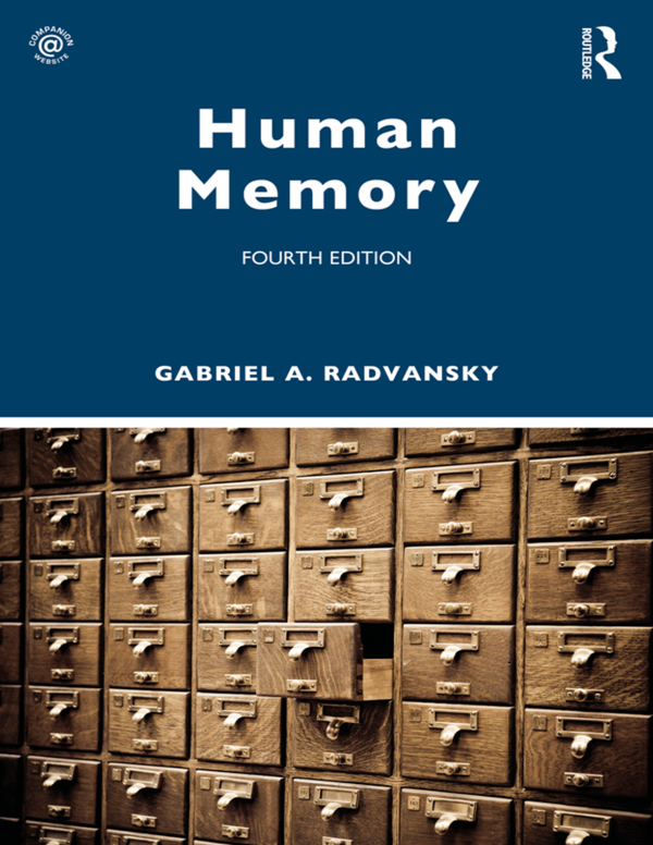 [eTextBook] (EPUB) [PDF] Human Memory 4th Edition By Gabriel A. Radvansky;
