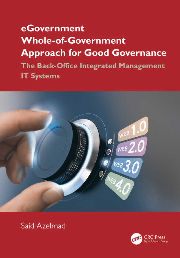 eBook PDF eGovernment Whole-of-Government Approach for Good Governance 1st Edition By Said Azelmad