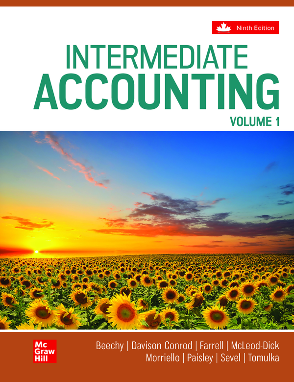 eBook PDF Intermediate Accounting (Volume 1) 9th Canadian Edition By Thomas Beechy