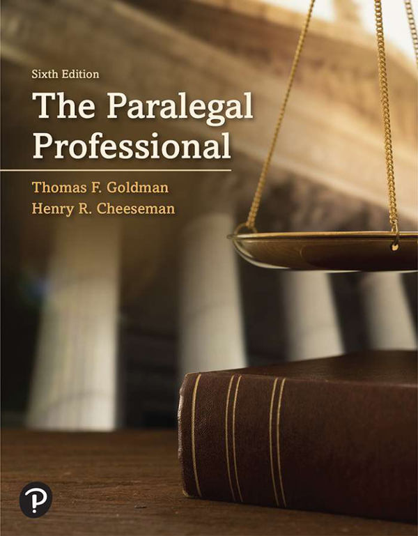 [eTextBook] [PDF] The Paralegal Professional 6th Edition By Thomas Goldman, Henry Cheeseman