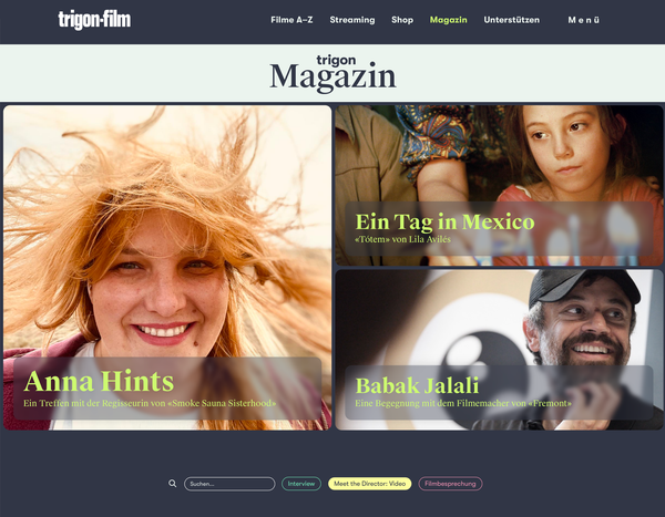 Die neue Website von trigon-film