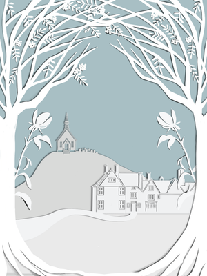 Illustration by Sarah Hofheins for "Any Rose My Mother Raised, Any Lane My Father Knows" by Marie Brennan