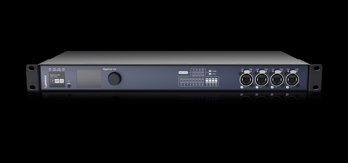 Luminex GigaCore Ethernet Switch Range