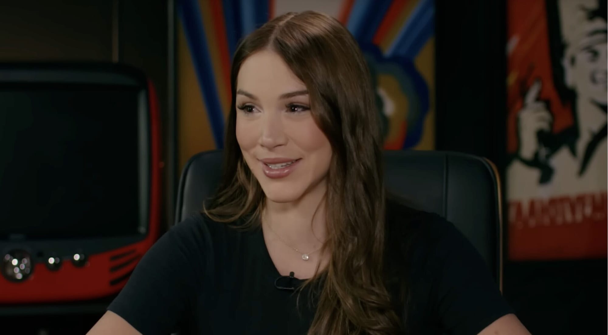 Mikhaila Fuller in the Peterson Academy studio.