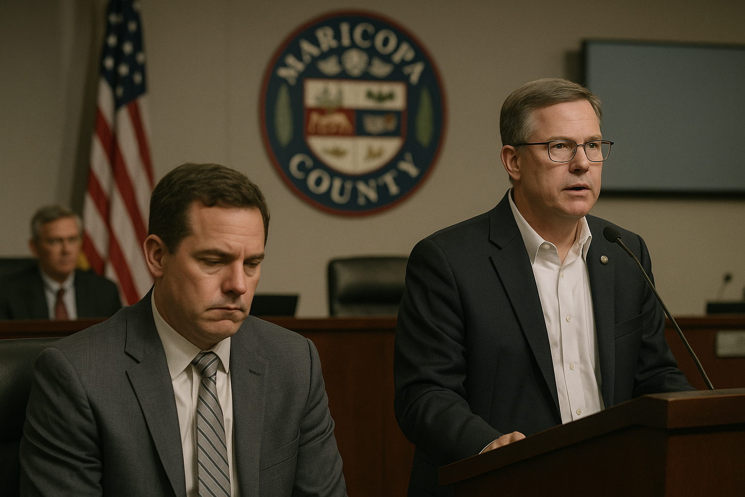 Maricopa County Recorder, Board of Supervisors Feud Threatens July 21 Primary. A scanner removal caught on camera, a crimi…