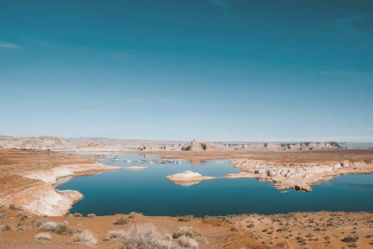 Lake Powell hits record low, putting hydropower and water supply for 40 million at risk. The reservoir dropped to 3,519.91…