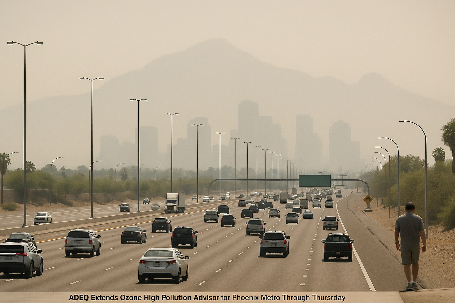 ADEQ Extends Ozone High Pollution Advisory for Phoenix Metro Through Thursday. The Arizona Department of Environmental Qua…