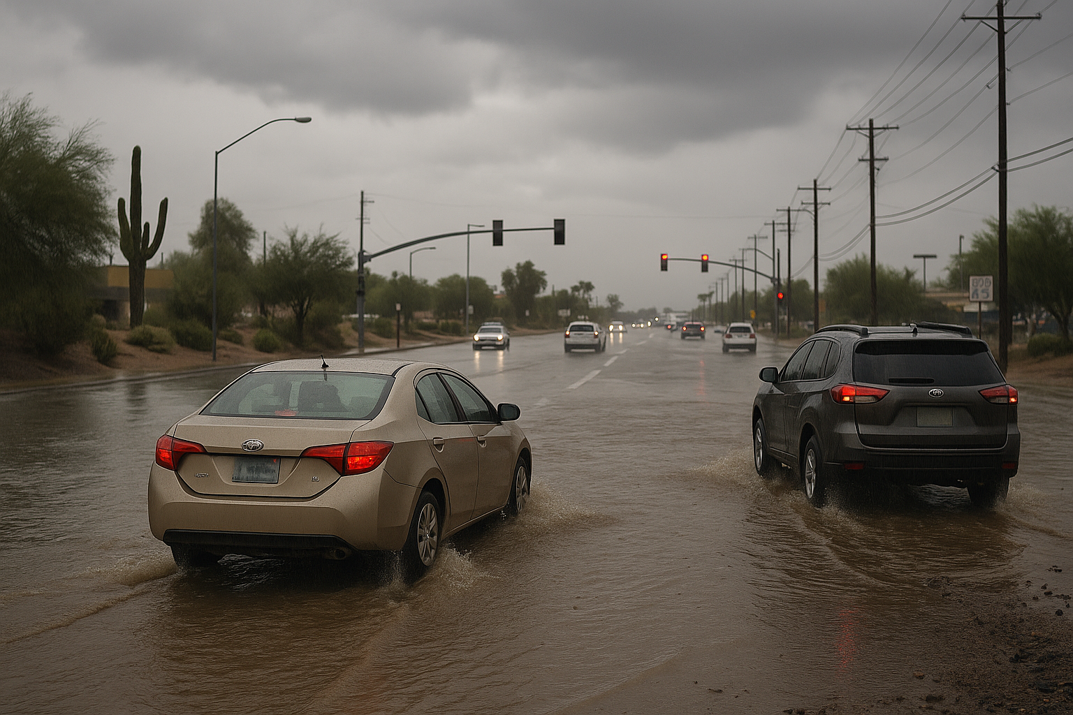 Flood Watches, 50% Rain Chance Mark Stormy Wednesday for Phoenix and Arizona. Arizona's Family meteorologist April Warneck…