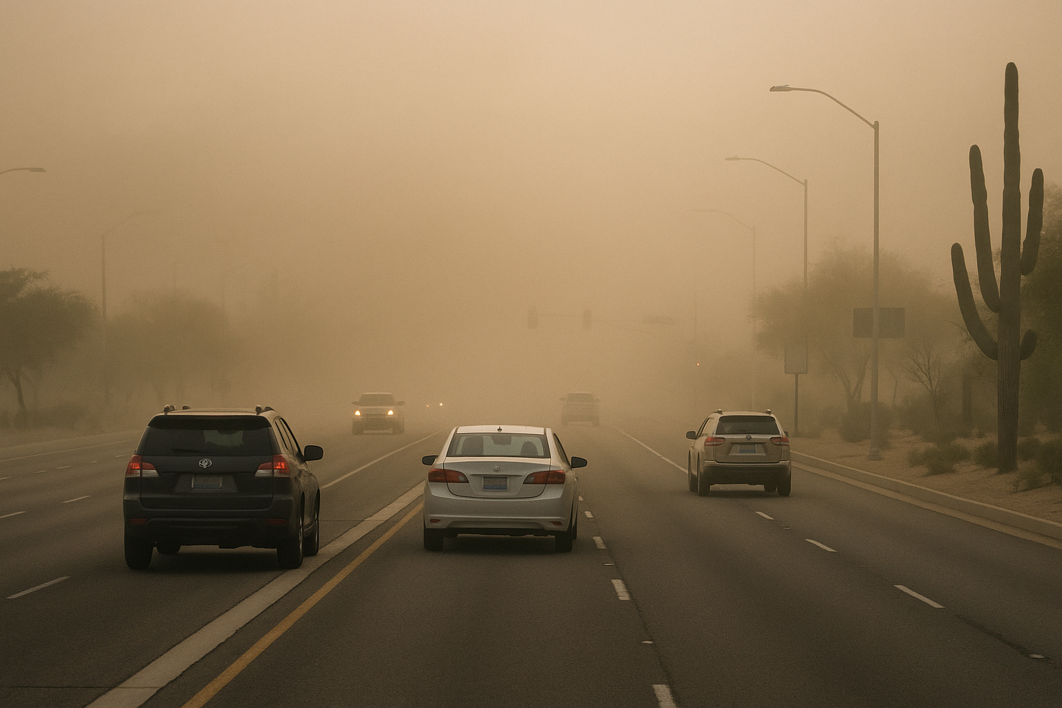 NWS Issues Dust Advisory for Scottsdale, Cave Creek, Carefree Corridors. A wall of dust moving east at 30 mph prompted a b…