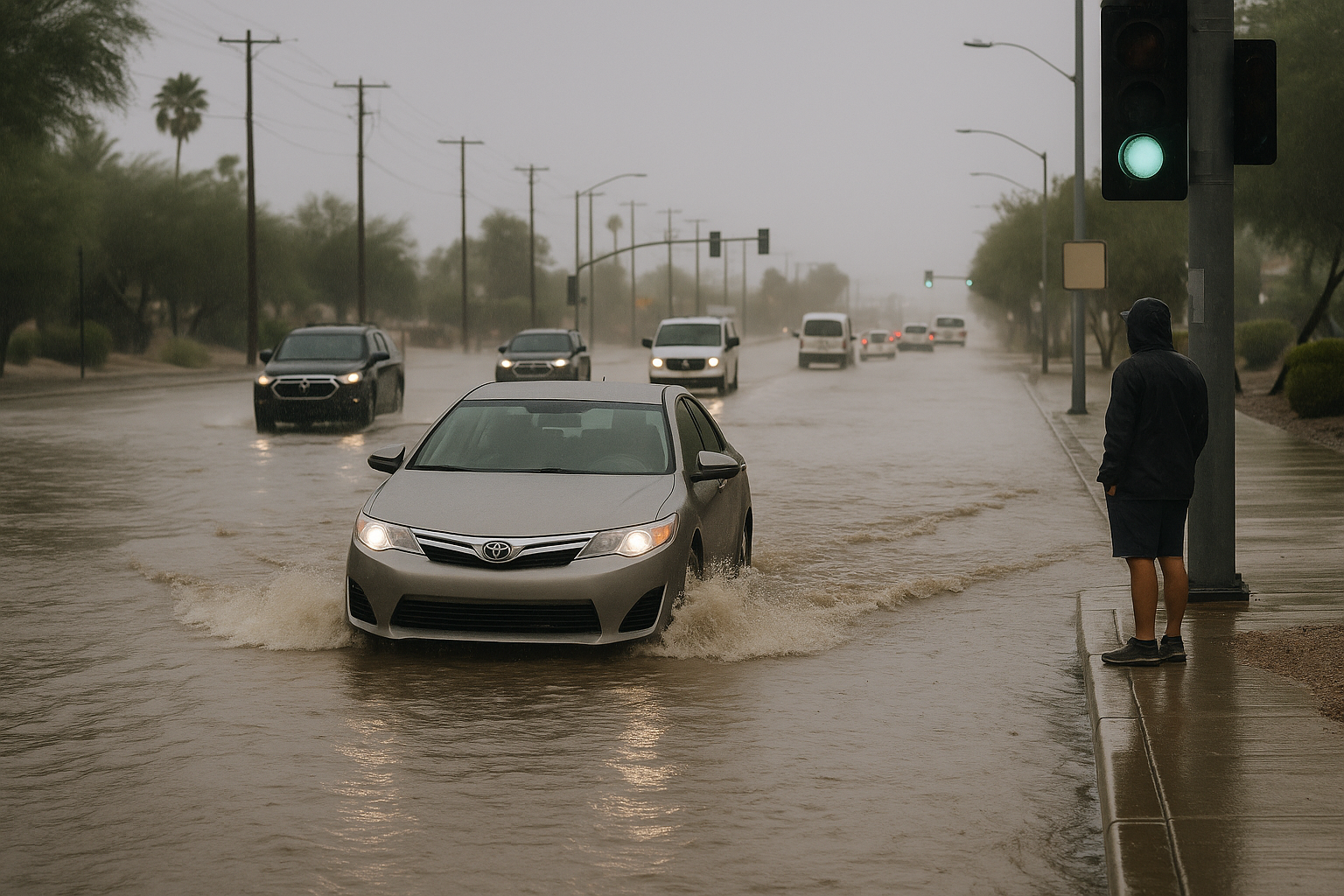 NWS Issues Flood Advisory for Maricopa County Through 2 a.m. Monday. The National Weather Service warns of minor flooding …