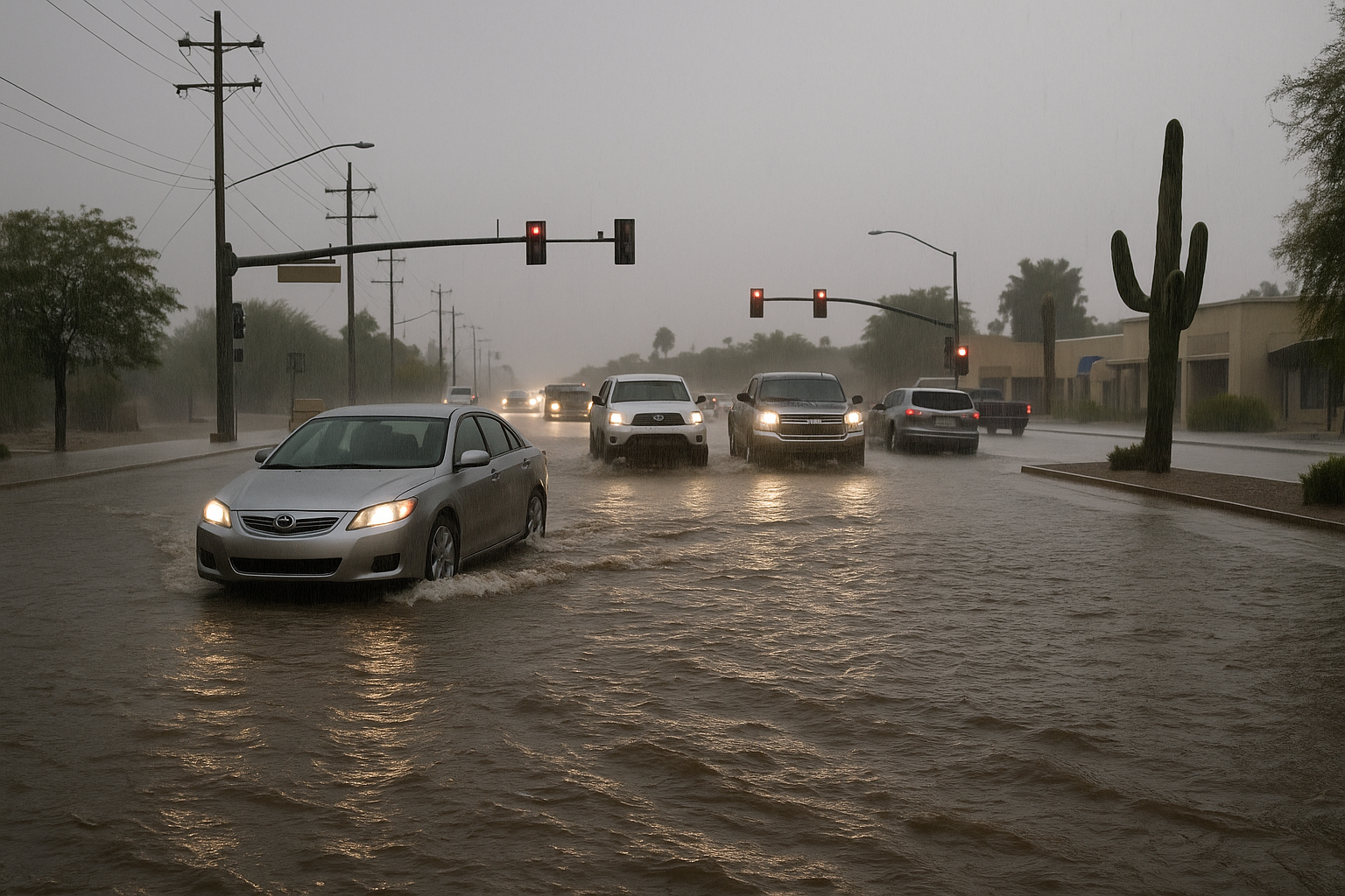 NWS Issues Flood Advisory for Scottsdale, Phoenix Area Through 1:45 a.m.. The National Weather Service warned of minor flo…
