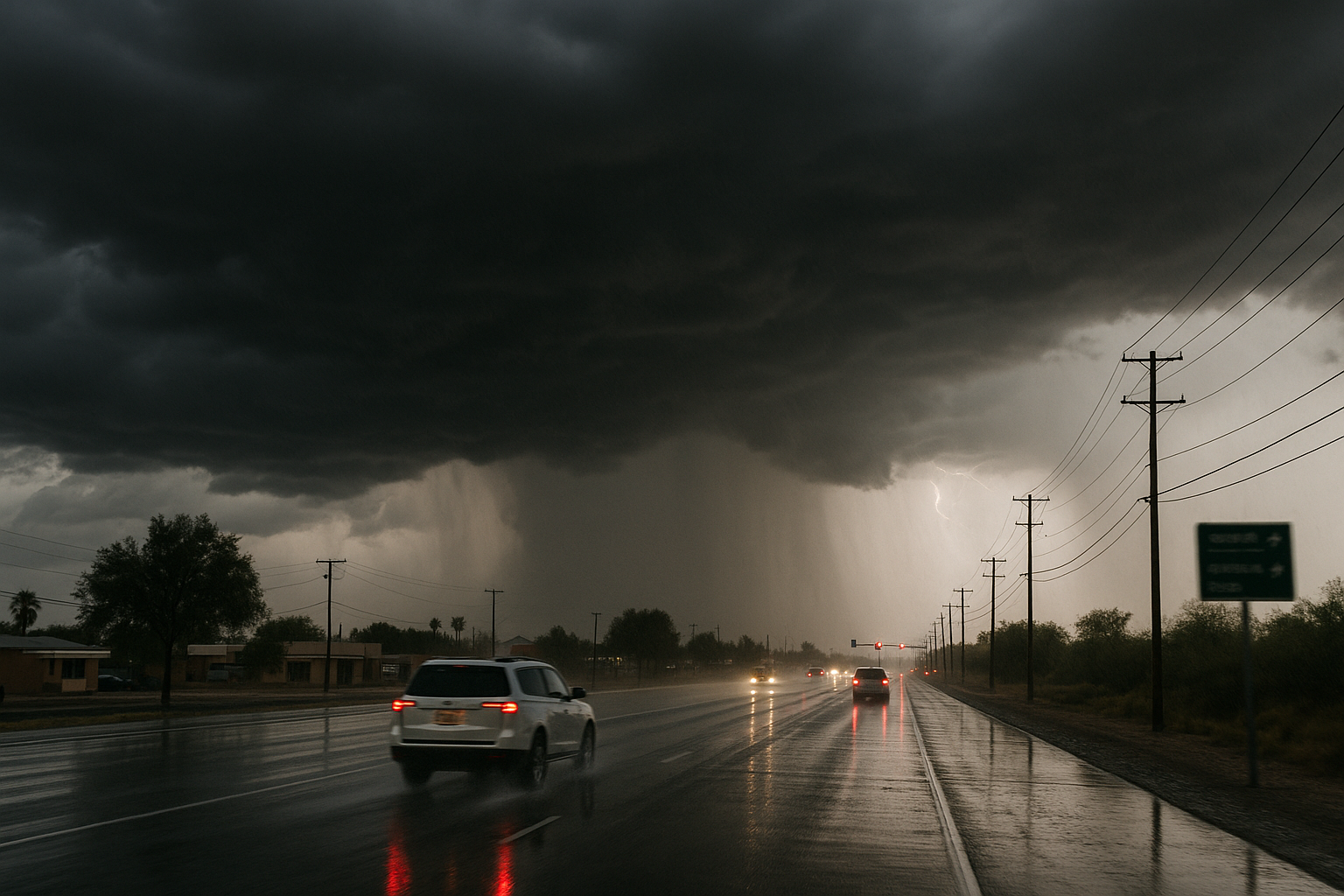 NWS Issues Severe Thunderstorm Warning for La Paz and Maricopa Counties Through Midnight. A storm near Salome packing 60 m…