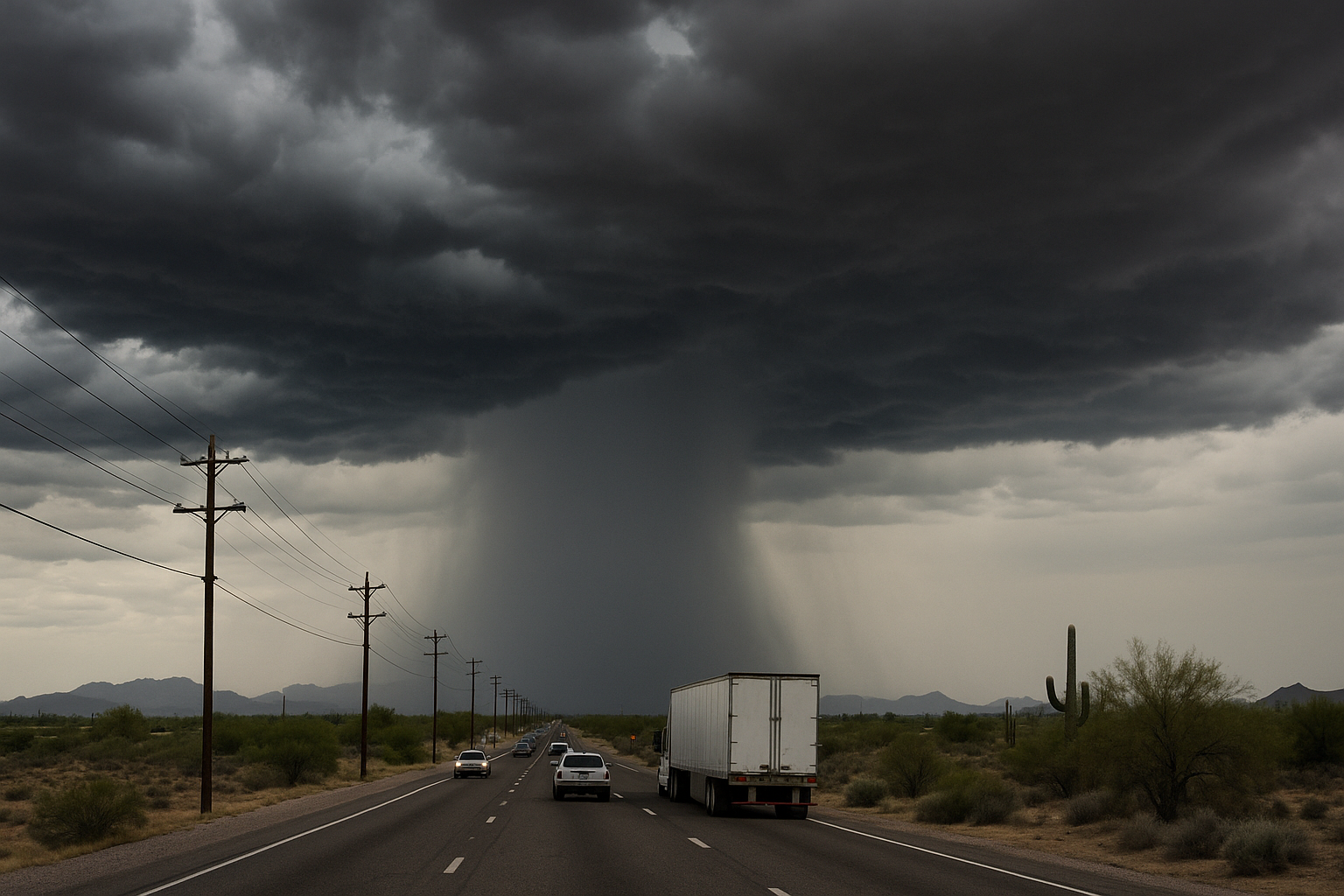 NWS Issues Severe Thunderstorm Warning for Maricopa and Yuma Counties Until 4:15 p.m.. A storm packing 60 mph wind gusts w…