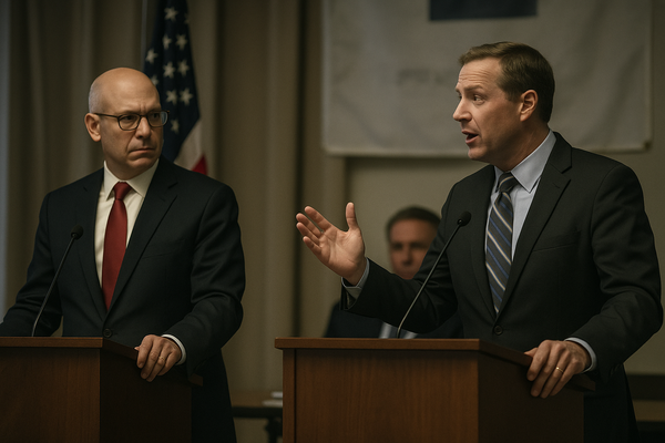 Glassman, Petersen Debate Thursday as GOP Attorney General Primary Heats Up. The two Republicans seeking to unseat Kris Ma…