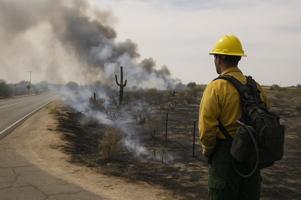 Hazen Fire Reaches 78% Containment After Quiet Night Near Buckeye