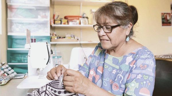 Heard Museum Documents Shirley Pino Teaching Pueblo Garment-Making to 14 Artists from 7 Pueblos