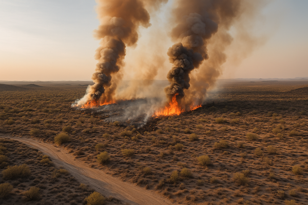 Horseshoe Fire Reaches 300 Acres Near Cave Creek, Threatening Dam and Utility Infrastructure