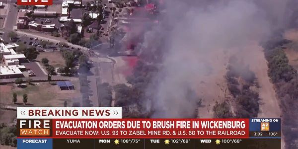Jones Fire Burns 89.5 Acres Near Wickenburg, US 60 Partially Reopens as Evacuation Orders Hold. A brush fire along the Has…