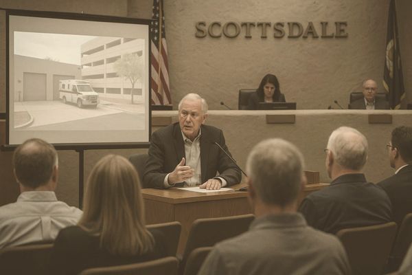 Scottsdale Council Approves Fire Station Ambulance Annex Contract, Splits on Parking Garage Petition