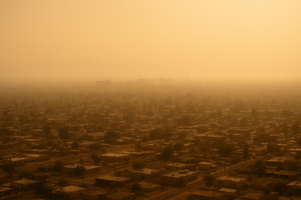 South Scottsdale Ozone Hits 71.0 PPB at 5 p.m., Crossing Unhealthy-for-Sensitive-Groups Threshold