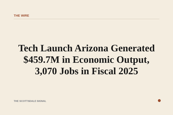 Tech Launch Arizona Generated $459.7M in Economic Output, 3,070 Jobs in Fiscal 2025. An independent analysis finds the Uni…