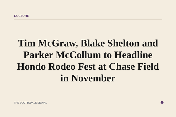 Tim McGraw, Blake Shelton and Parker McCollum to Headline Hondo Rodeo Fest at Chase Field in November. The three-day count…