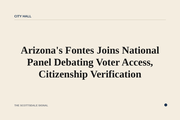Arizona's Fontes Joins National Panel Debating Voter Access, Citizenship Verification. A bipartisan Chicago summit exposed…