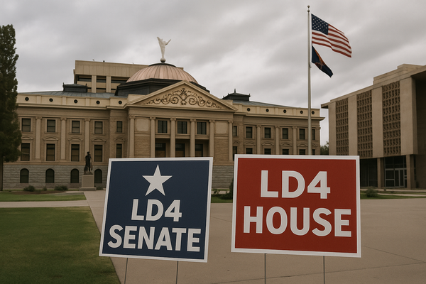 LD4 Senate and House Seats Among Five Arizona Races That Will Set Legislative Control in November. North Scottsdale and Pa…