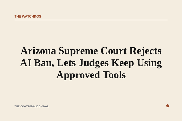 Arizona Supreme Court Rejects AI Ban, Lets Judges Keep Using Approved Tools. The court denied a petition for a moratorium …