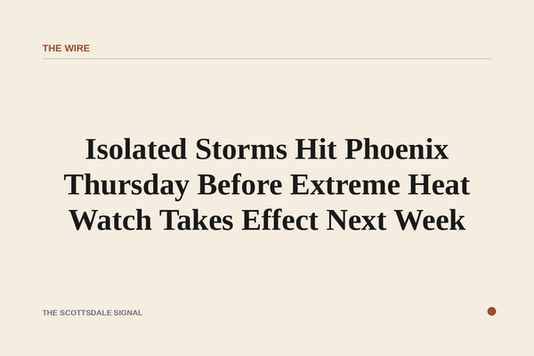 of dark monsoon storm clouds building over a flat desert horizon at late afternoon, warm orange light breaking through at the