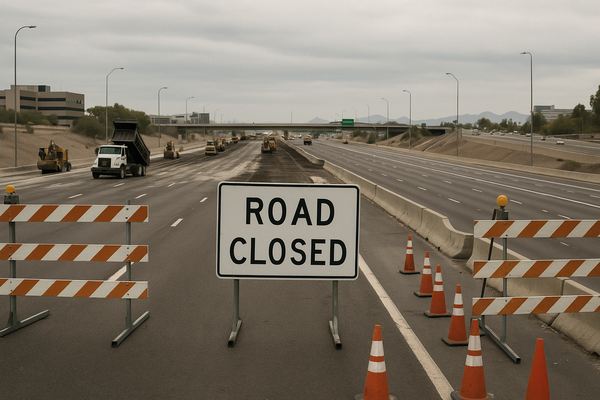 ADOT Closes Four Phoenix-Area Freeways This Weekend for Widening, Paving Work. Loop 101, Loop 303, Loop 202 Santan, and Lo…