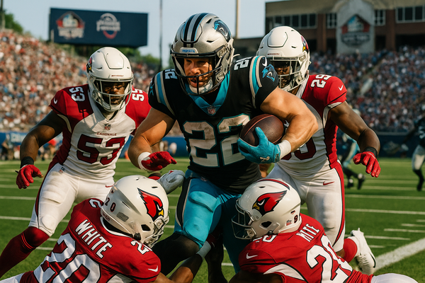 Cardinals Open 2026 Preseason Thursday Against Panthers in Hall of Fame Game. Arizona plays Carolina on August 6 in Canton…