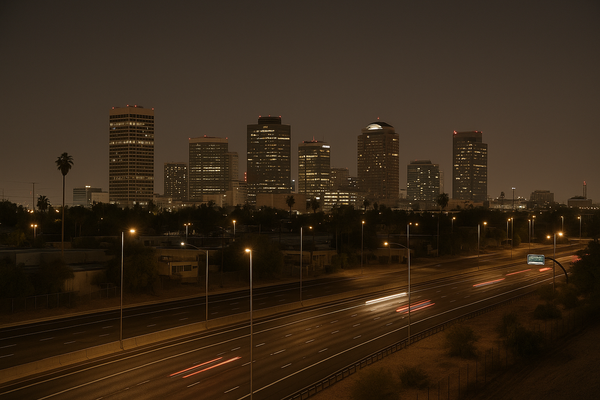 Central Phoenix Ozone Hits 73 PPB at Midnight, Crossing Sensitive-Groups Threshold. Maricopa County Air Quality Department…