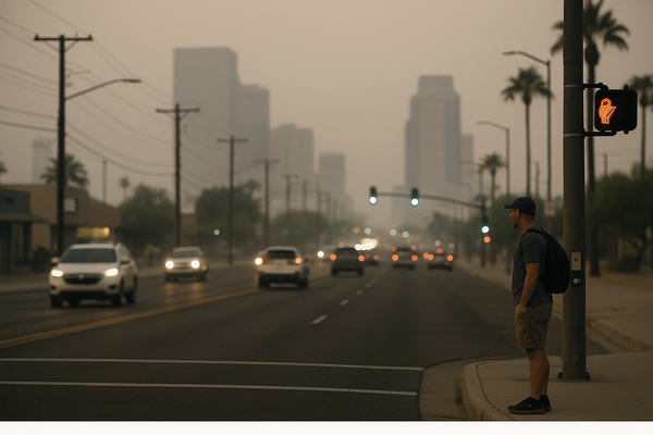 Central Phoenix Ozone Hits 77 PPB at 8 p.m., Crossing Unhealthy-for-Sensitive-Groups Threshold. The EPA AirNow monitor at …