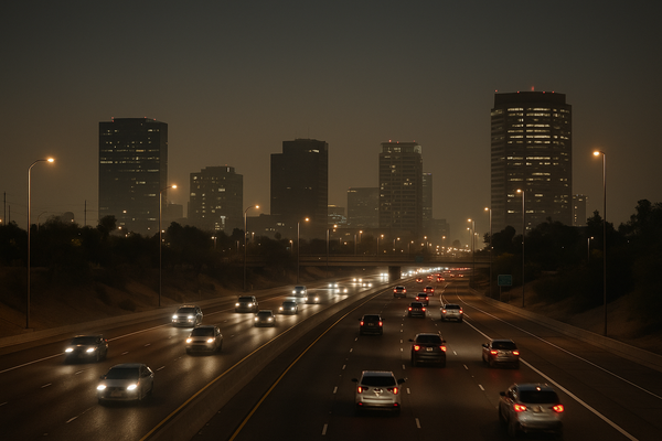 Central Phoenix Ozone Hits 80 PPB at 10 p.m., Crossing Sensitive-Groups Threshold. Maricopa County Air Quality Department …